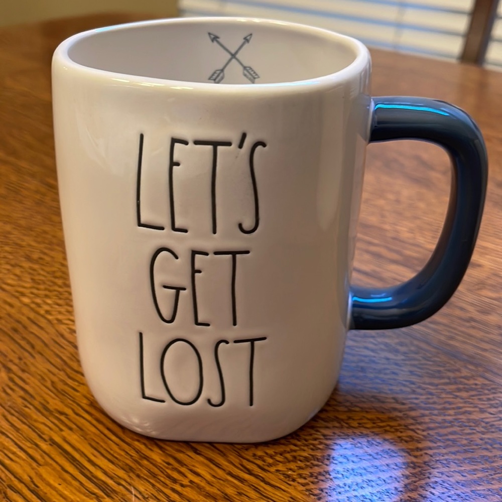 Rae Dunn Let’s Get Lost Mug NEW!